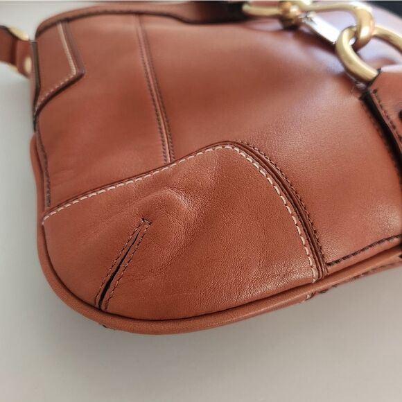 Coach Y2K Hampton Brown Shoulder Bag - Picture 8 of 12